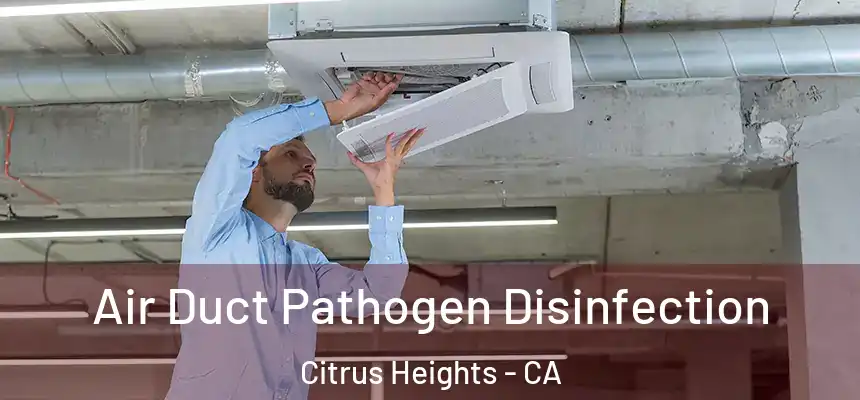 Air Duct Pathogen Disinfection Citrus Heights - CA